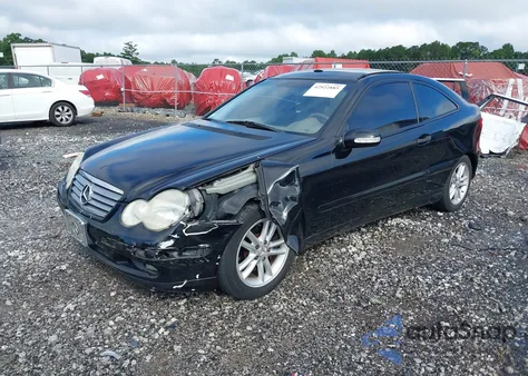 2003 Mercedes-Benz C 320 Sport из США, поврежденный, VIN WDBRN64J73A498547